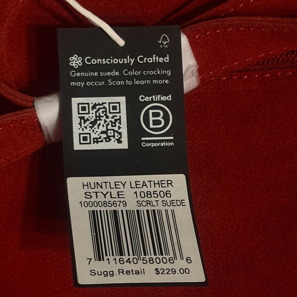 The Sak Red Hobo Bag with Tassel - Picture 5 of 5